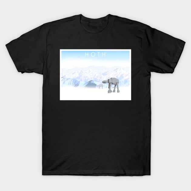 Hoth T-Shirt by Omega Art